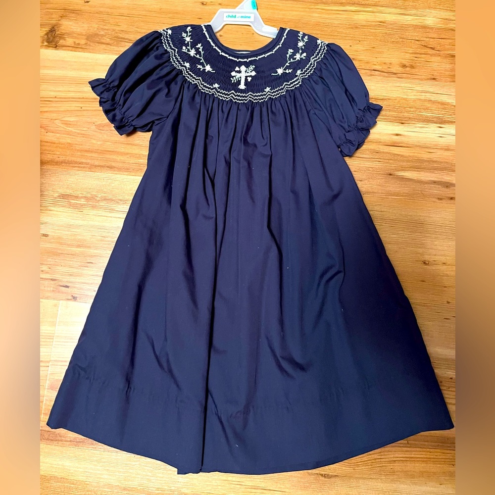 Smocked cross dress